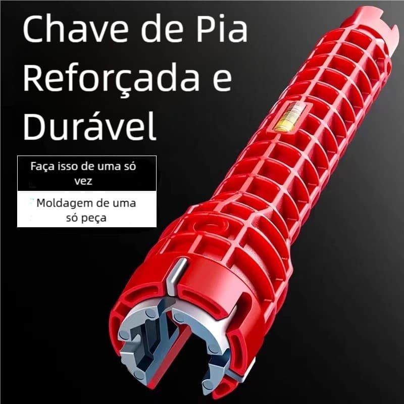 Chave Multiuso 8 em 1 para Torneira - Modus para Cano, Pia e Troca Filtro