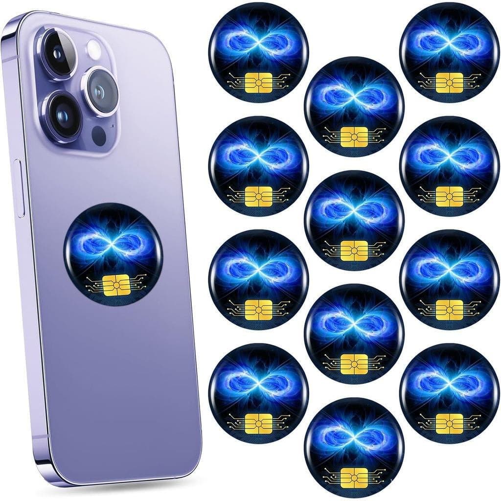 Zonon18PiecesAdesivosBloqueadoresDeCelularAcessóriosDeEquipamentosParaLaptopsEComputadores (Estilo Azul)