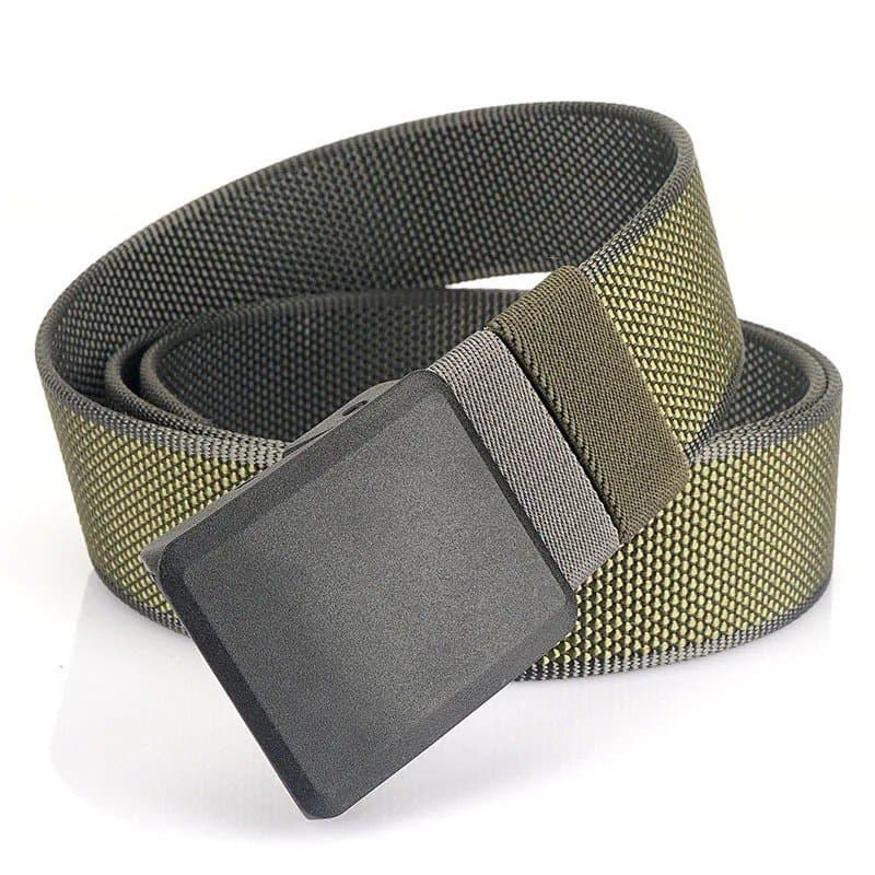 Cinto Masculino Feminino Militar De Nylon Ajustável , Tático Para Viagem Ao Ar Livre Com Fivela De Plástico Calças