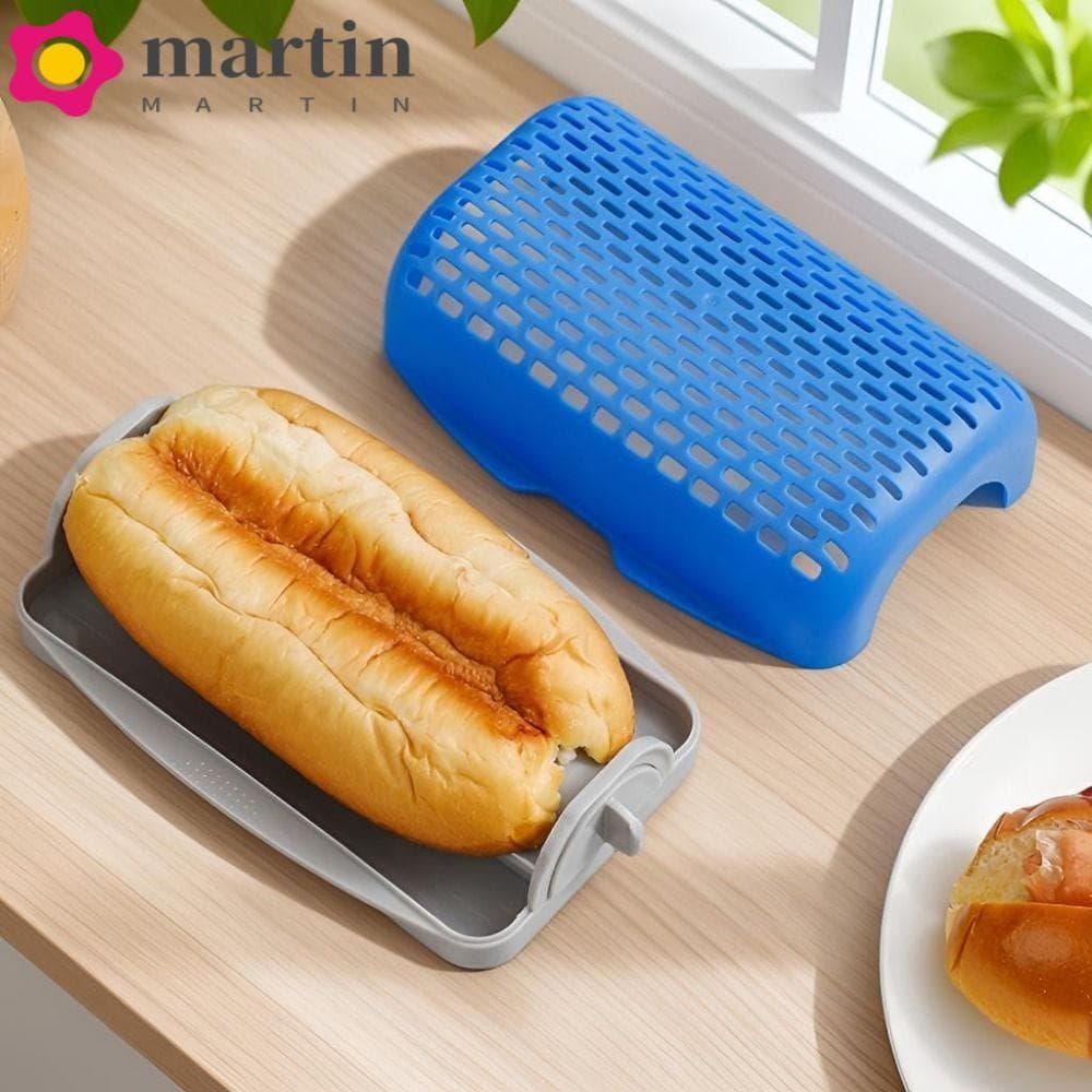 Bandeja De Cozimento De Cachorro-Quente MARTIN , Molde De Pão Reutilizável Antiaderente Seguro Para Máquina De Lavar Lou