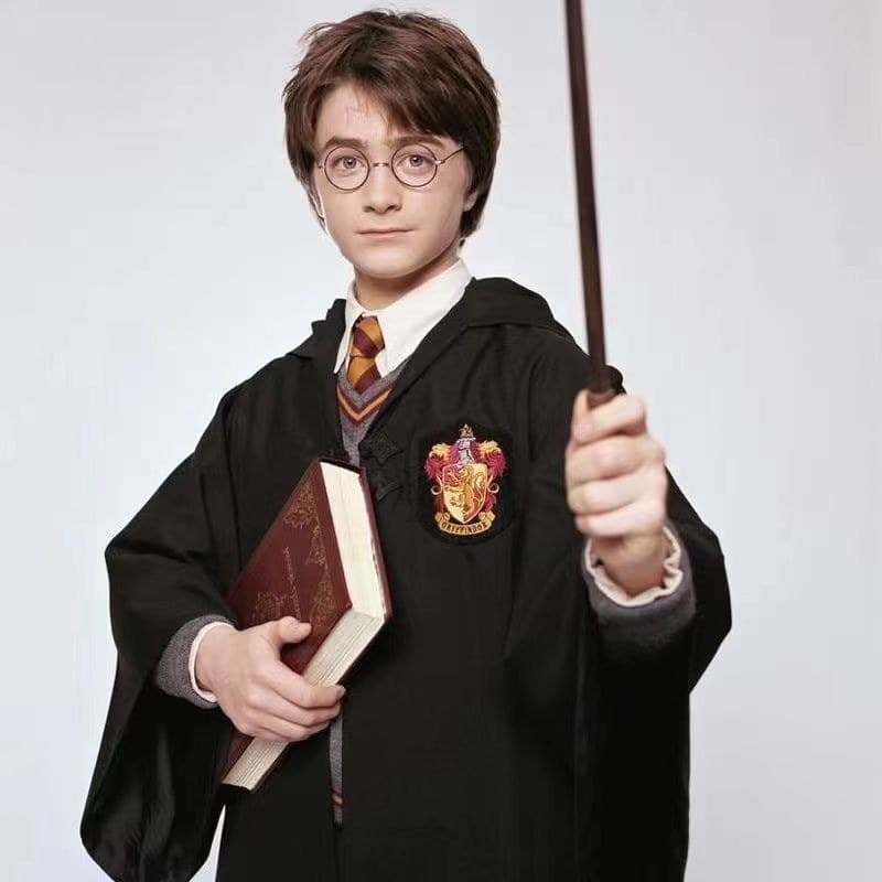 Fantasia de Harry Potter, fantasia infantil de Halloween, manto Hermione, Robe mágico, fantasia de Performance Glenfendo