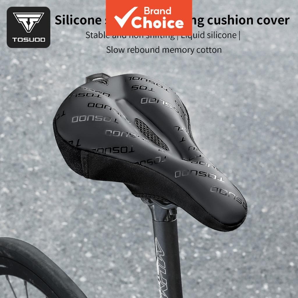 TOSUOD Capa de Banco de Silicone Espessa, Capa Universal de Selim de Mountain Bike, Capa de Banco Ultra-Macia