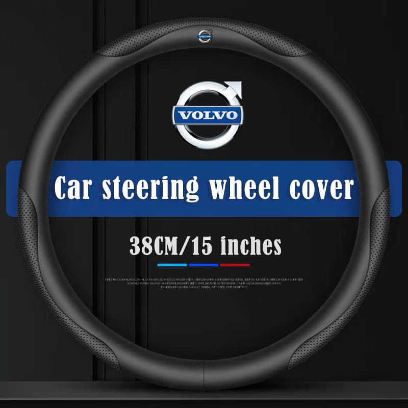 Capa para Volante de Carro 38CM Antiderrapante e Absorvente de Suor, Adequada para Volvo XC40 S60 S90 V60 V90 XC60 XC90