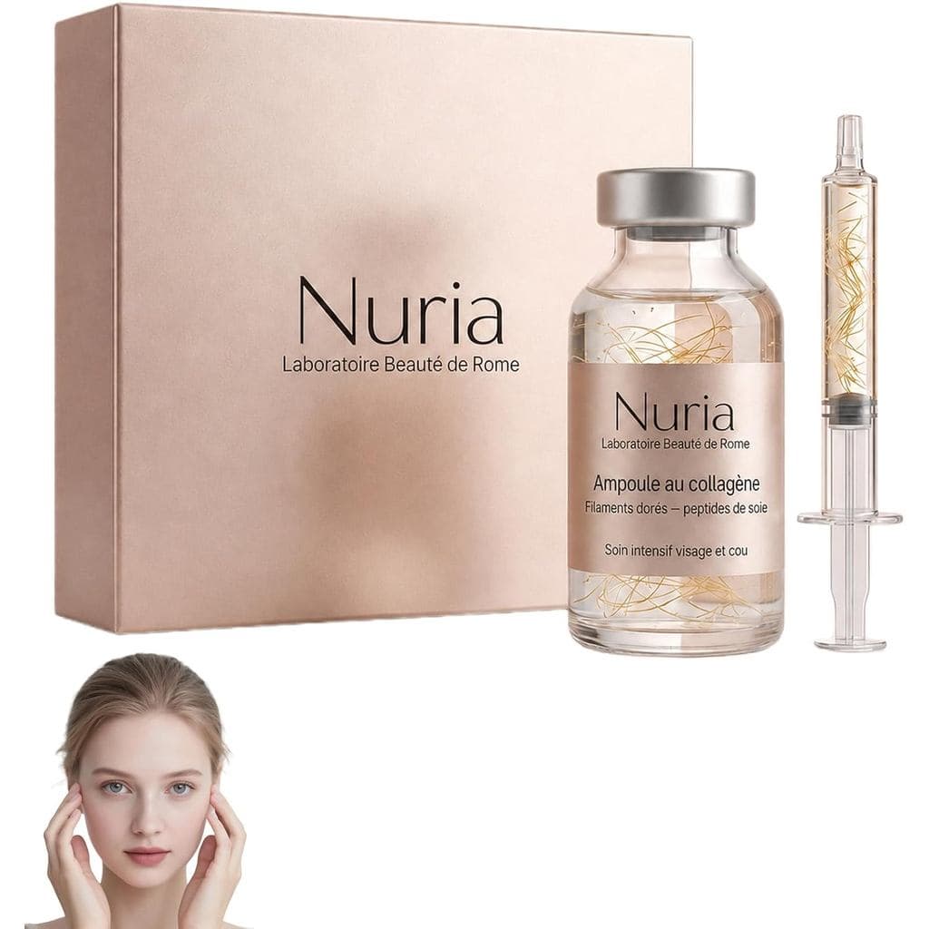 Nuria Serum Coreen, Sérum Facial Anti-Envelhecimento Coreano (1 Caixa) |   Sérum Coreano Avançado para Lifting, Com Pept