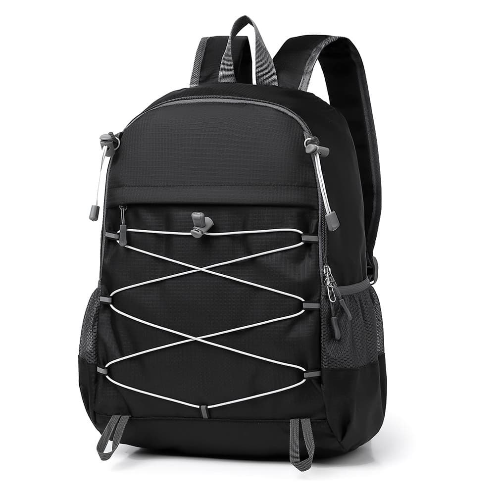 [Estoque pronto] Bolsa de viagem dobrável leve à prova d'água Mochila de lazer multifuncional Homens Mulheres Esportes a