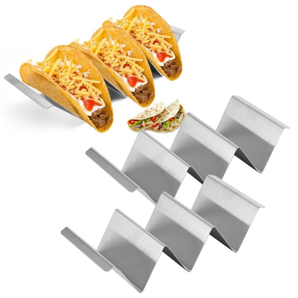 Tbest Outras Ferramentas De Cozinha E Áries 2 Sellin Bakin Stainl steel Pancake Rack Rito Clip et (Aço Inoxidável)