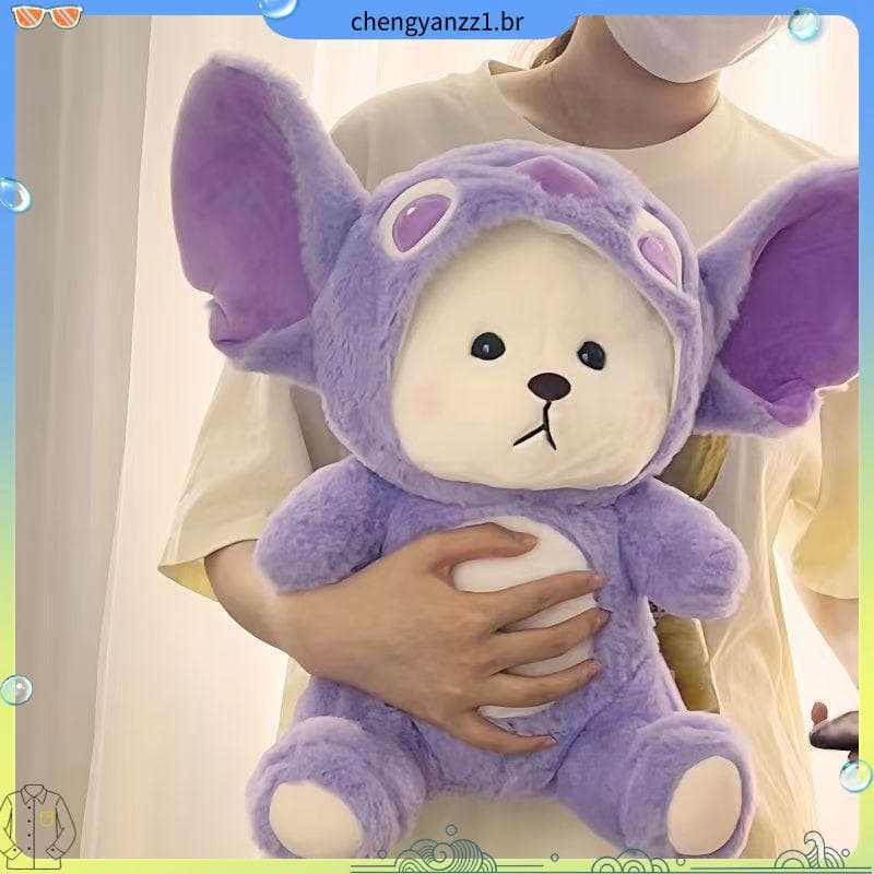 Disney transformação Lei urso travesseiro ponto roxo boneca super bonito grande bonito super macio dormitório