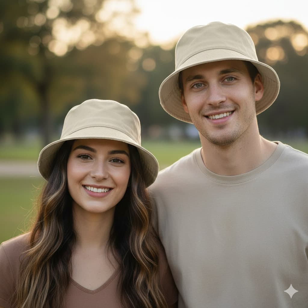 Chapéu Bucket Adulto Básico Modelo Unissex Colorido Liso Estampado