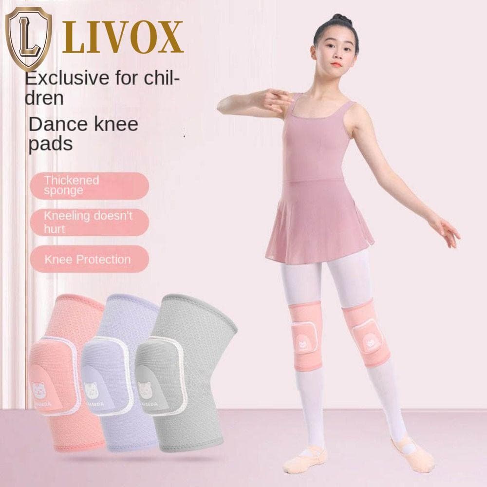 LIVOX 1 Par De Joelheiras Esportivas Infantis , Joelheira Infantil Anticolisão Respirável , Proteção De Joelhos