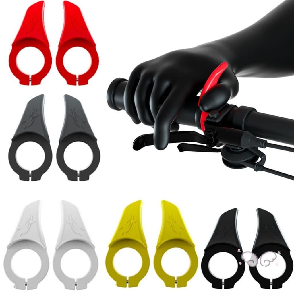 Buzinas De Guiador De Bicicleta Cinza Universais-Par Para Acessórios