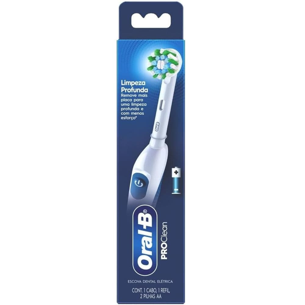 Escova Dental Elétrica Oral-B Pro-Saúde Power Cerdas Macias 1 Unidade