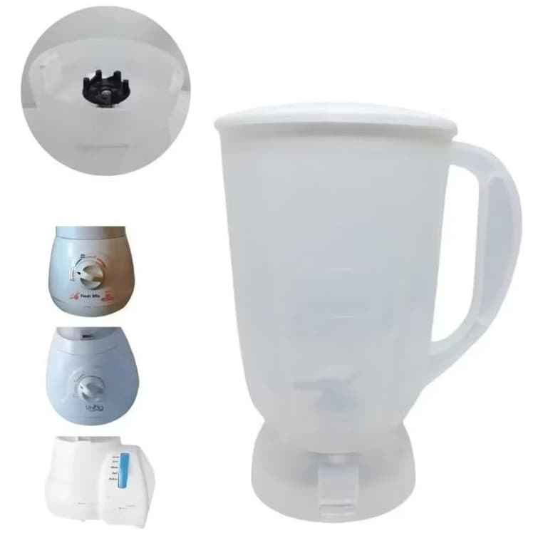 Copo Liquidificador Mallory Tornado Clean Unno Flash Mix Antigo Tampa Branca Jarra Uno Compatível Qualidade Envio Rápido