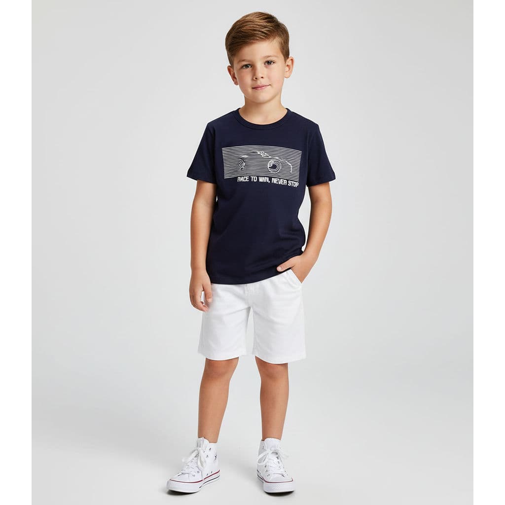 Conjunto Infantil Camiseta Com Bermuda Select Azul