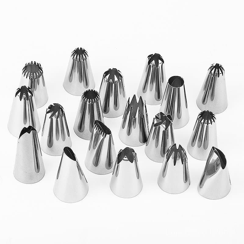 Bico de confeitar de aço inoxidável Zhenqiao de 25mm, bico grande para creme, acessório para decoração de bolos, ferrame
