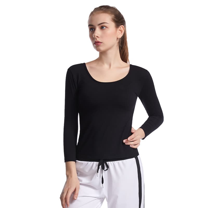 Luivan feminino Yoga Wear terno de manga comprida mais magro olhar Pilates bela volta esportes calças de Fitness dança t