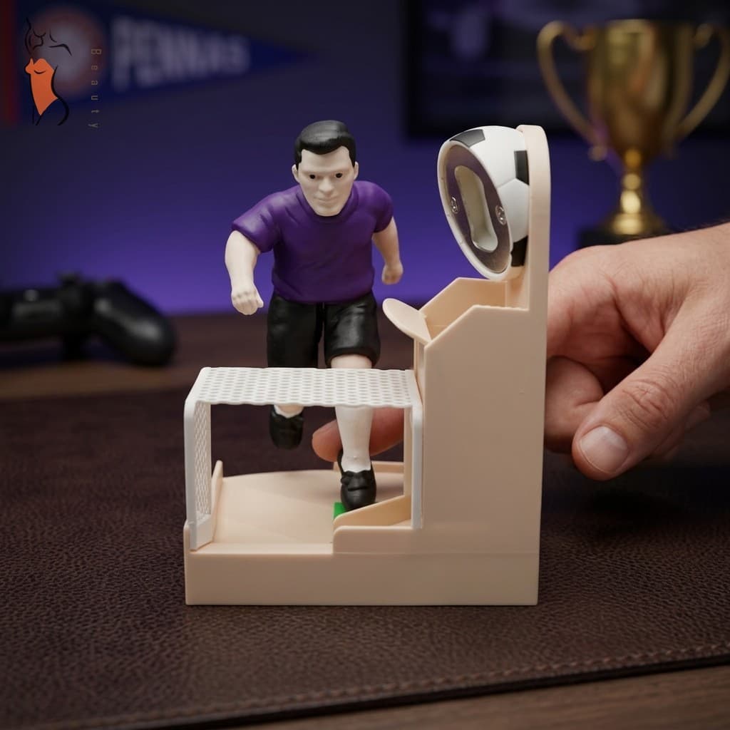 Abridor De Garrafas De Futebol Impresso Em 3D PLA Removedor De Tampa De Cerveja Ferramenta De Alavanca Presente Esportiv