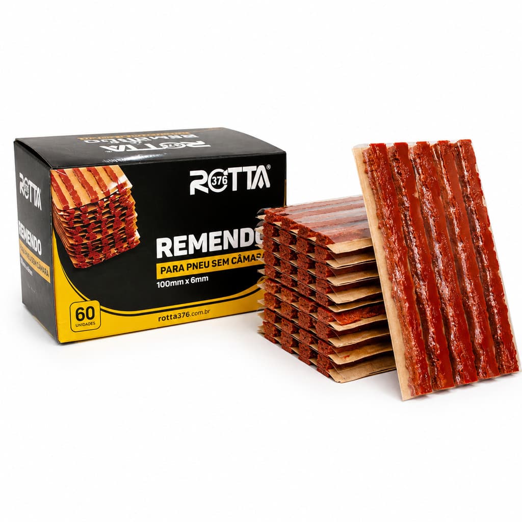 Refil Para Remendo De Pneus De Carro Com 60 Unidades