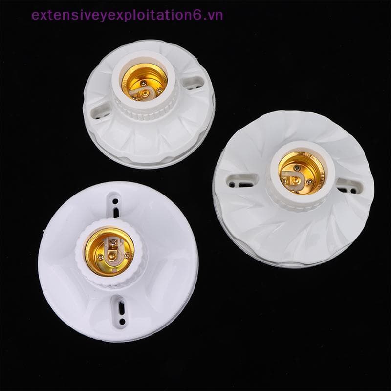 exten Inovador E Prático Suporte De Lâmpada E27 Resistente A Altas Temperaturas De Cerâmica Base Soet .