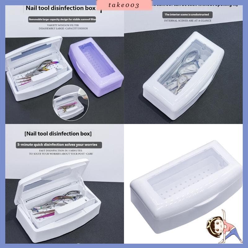 TAKE03 Caixa Desinfetante Para Ferramentas De Unhas , Economia De Espaço , Esterilizadora De Perfeita Salões Pequenos