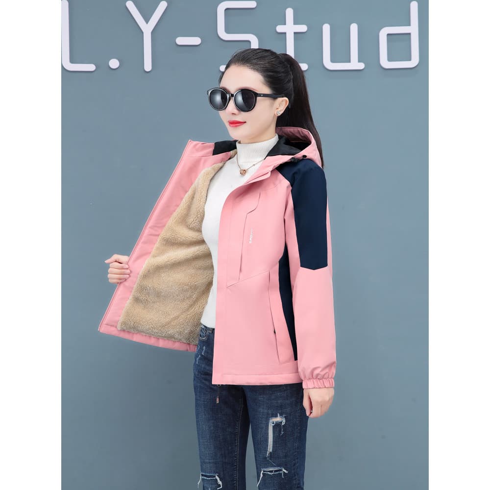 Paul genuíno High-End blusão jaqueta feminina forro de lã jaqueta feminina 2025 outono inverno novo estilo Casual topo f