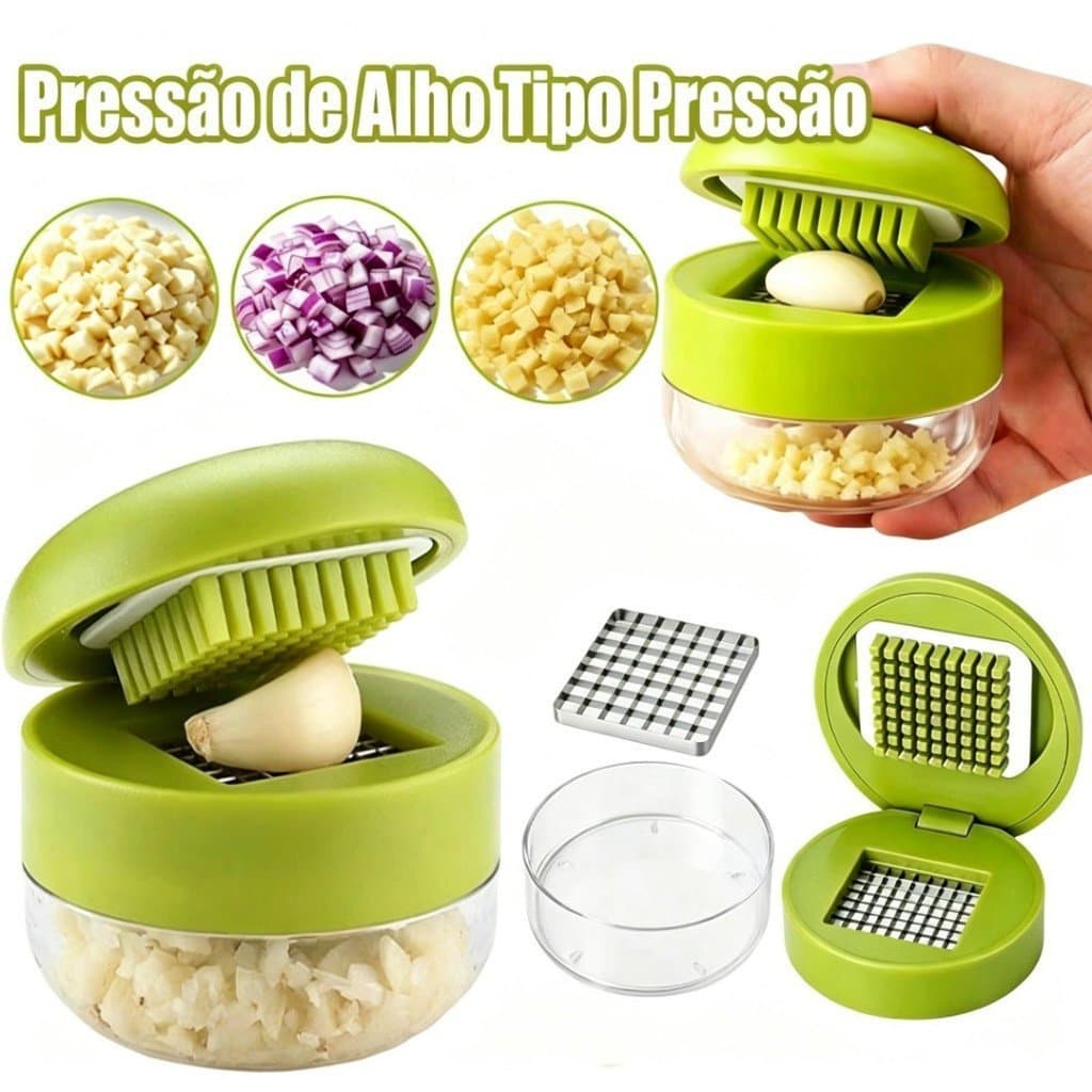 Prensa de Alho Doméstica Manual em Aço Inoxidável Prensa de Alho Prensa de Alho m86y