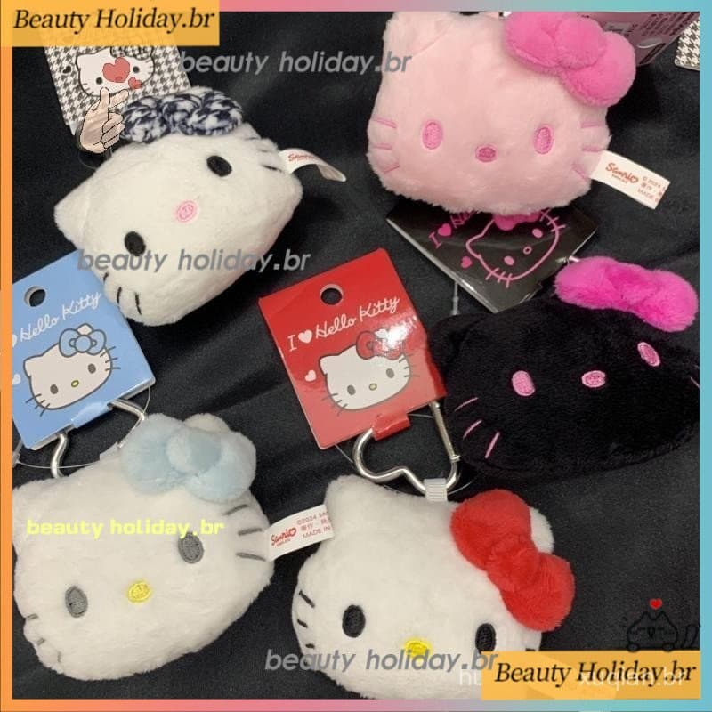 Kawaii Hello Kitty Sanrio Chaveiro Bonito Dos Desenhos Animados Mochila Pingente Acessórios De Decoração Boneca D