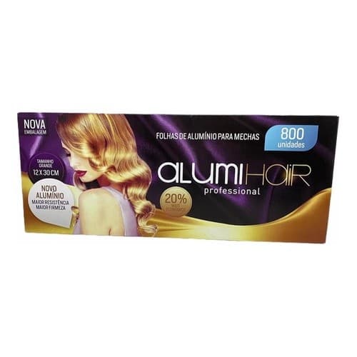 Kit 3 Papel Alumínio Mechas Alumihair 12x30cm C/ 800 Un