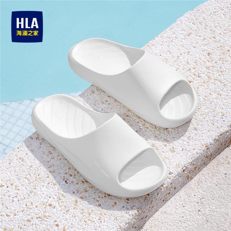 HLA/Hailan House Sapatos Masculinos 2026 Verão Novo Estilo Exterior Desgaste Chinelos da Moda Sandálias Masculinas de So