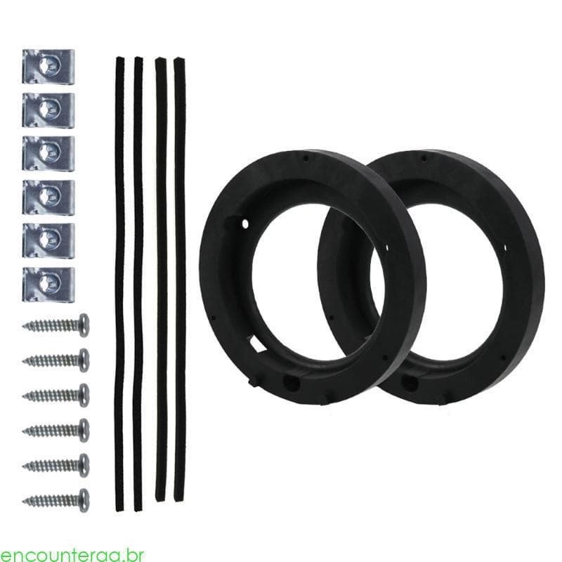 Encountera Alto-Falante Carro Para JB64 JB74 ABS Adaptador Espaçador Instalação Redução Ruído