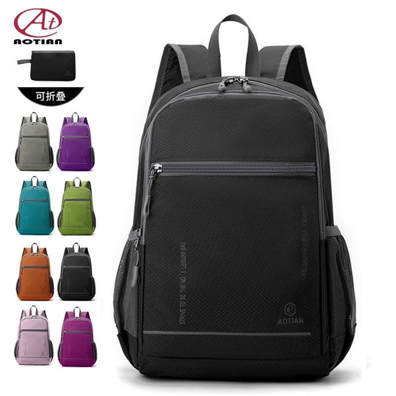 Ao ar livre Ultra-leve mochila feminina viagem caminhadas escalada dobrável masculino viagem leve à prova dwaterproof ág