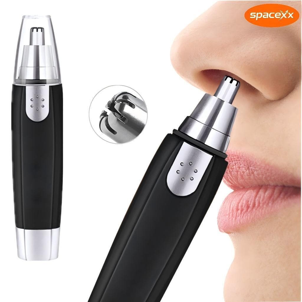Aparador Removedor de Pelos Elétrico/Portátil para Nariz/Rosto/Orelha/Depilador Facial-Spacexx