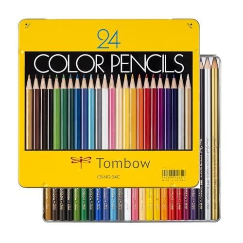 Lapis de Cor Tombow NQ 12 Cores / 24 Cores CB-NQ12C CB-NQ24C do Japao