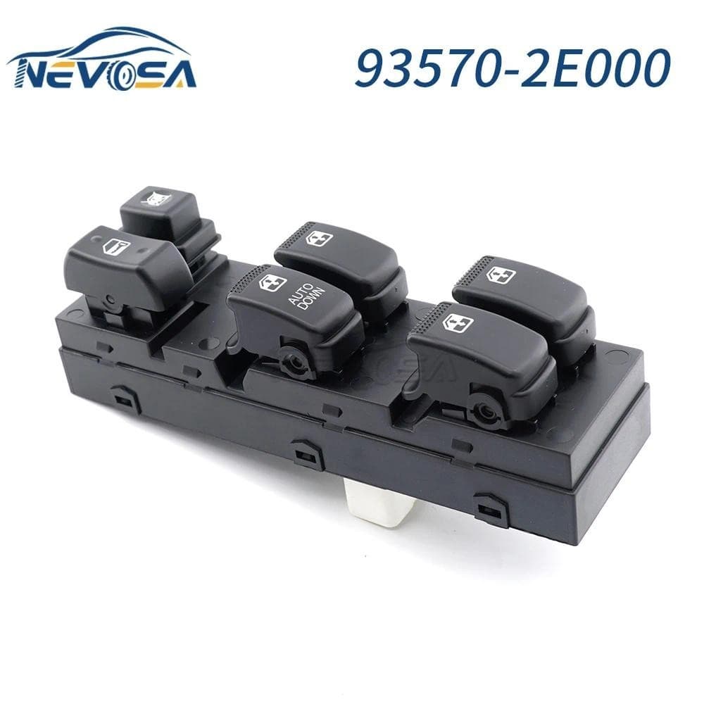 Neva 93570-2E000 935702E000 Frente Esquerda Lado Do Motorista Interruptor Da Janela Carro Botão Mestre Para Hyundai Tucs