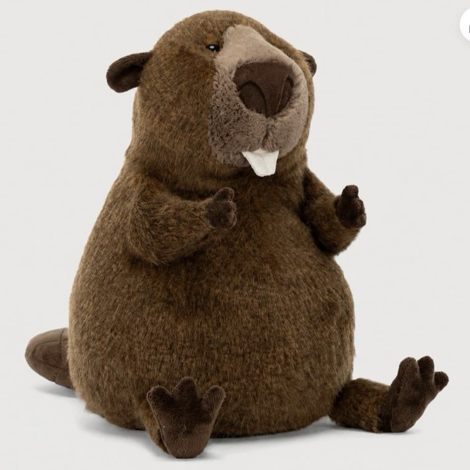 Jellycat canadense limitado castor nova boneca bonito castor bonito dos desenhos animados Animal de pelúcia