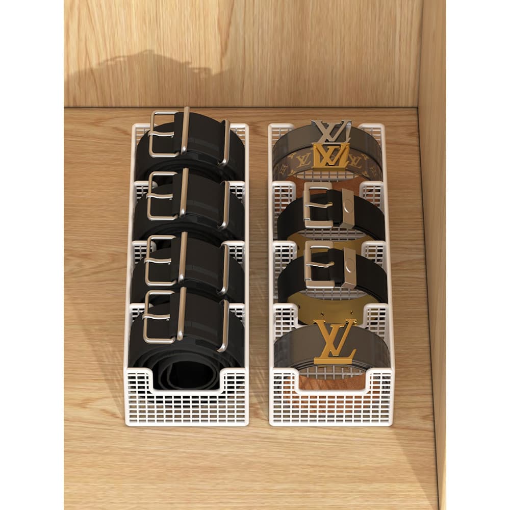 Simples multifuncional guarda-roupa cinto terno gravata organizador Rack guarda-roupa compartimento caixa de armazenamen