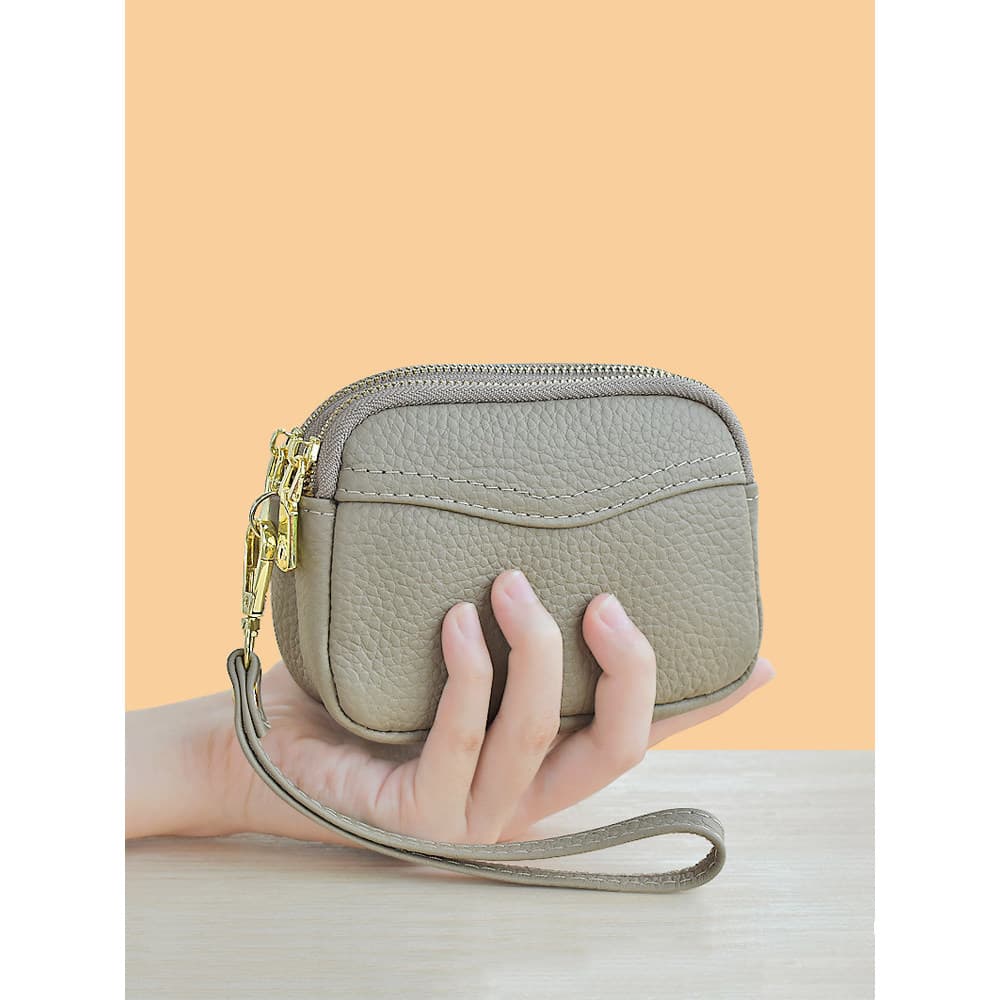 carteira feminina pequena carteira Novo estilo saco feminino saco chave primeira camada de couro senhoras pequena cartei