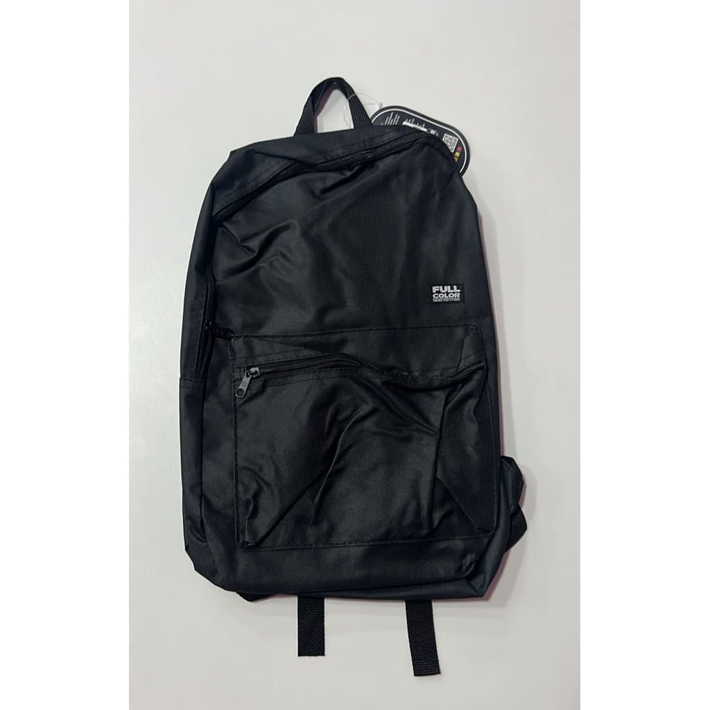 Mochila Juvenil Escolar Preta com Bolsos Lateral Moderna