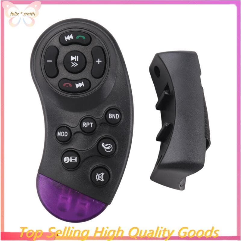 Volante Universal Controle Remoto Sem Fio 11 Botões Para Carro CD DVD MP5 Player