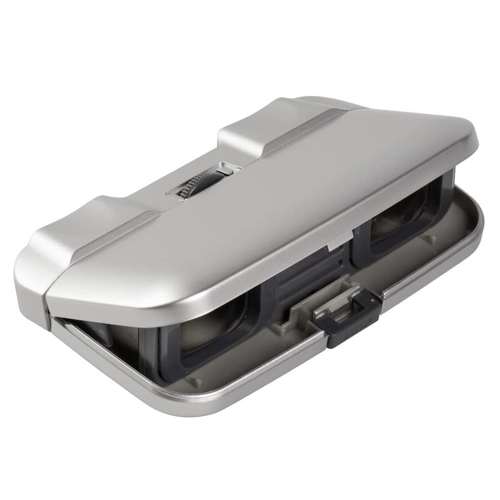 Óculos de Ópera Kenko Pliant 3x25 Slim com Ampliação de 3x, Lentes Objetivas de 25mm, Finos, Dobráveis, Prata (417492)