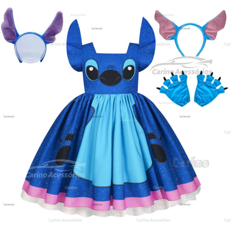 Novidade: Conjunto de Vestido com Mangas Bufantes para Meninas, Conjunto Estiloso para Crianças com Mangas com Babados e