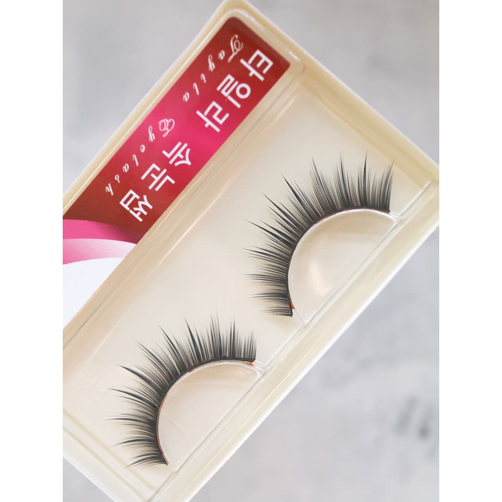 Vida Natural diária maquiagem cílios postiços afiar os olhos grosso longo simulação luz sem carga cílios superiores TS02