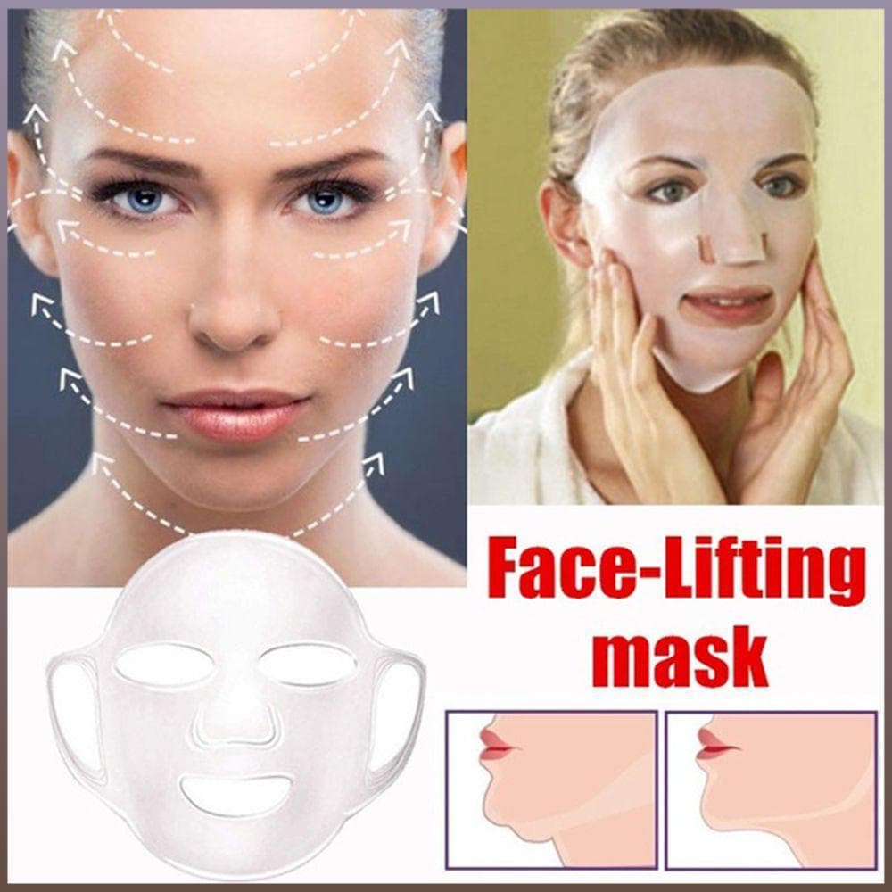 Máscara De Rosto De Silicone Reutilizável / Anti-Rugas / Hidratante / Evaporação / Anti-Rugas / Multicolorido