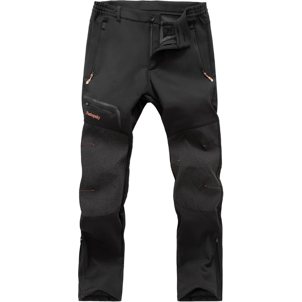Calças de Esqui e Caminhada Masculinas Postropaky, Impermeáveis, Isoladas, Softshell, para Snowboard, com Zíper na Parte