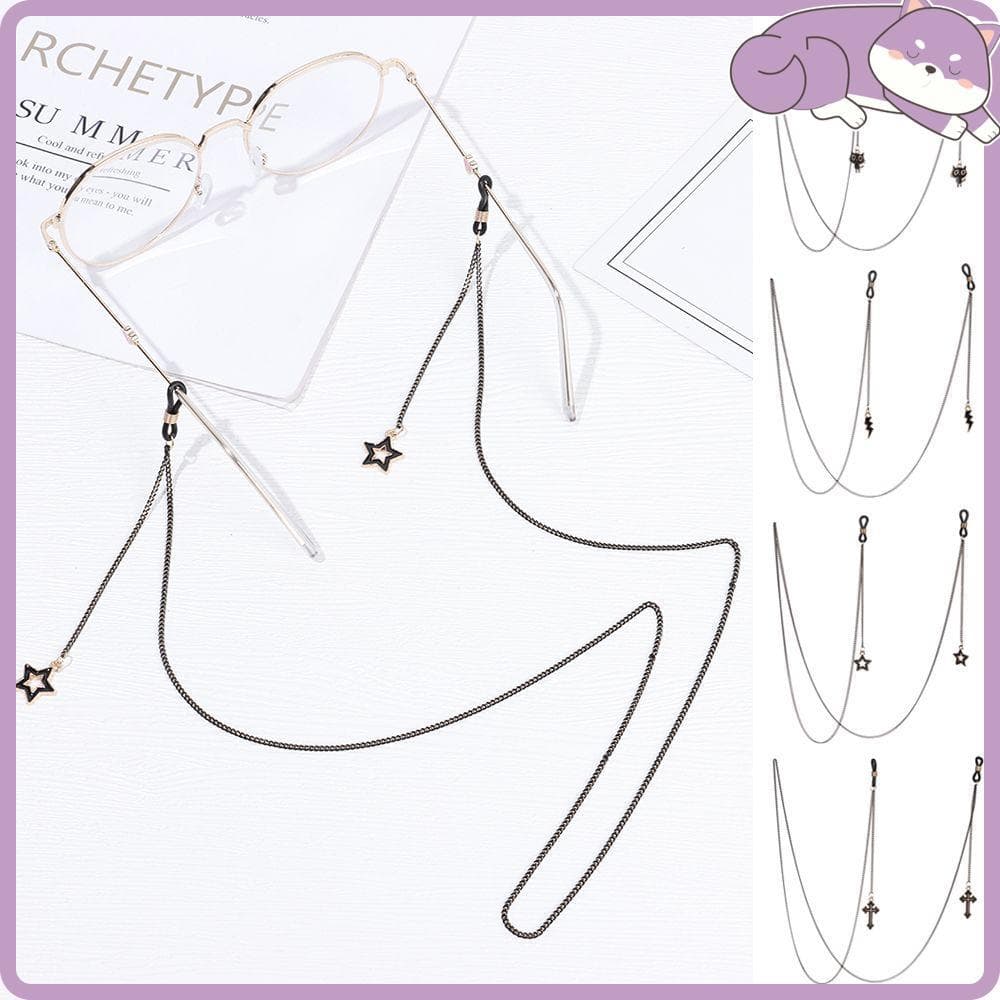 Colar De Óculos Suporte De Sol Cordão Da Moda