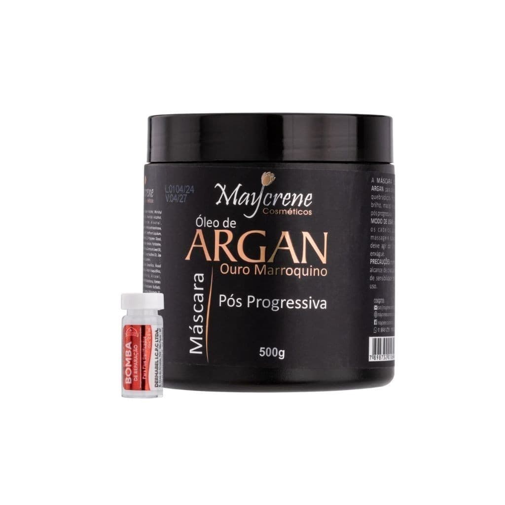 Máscara de Tratamento Capilar Pós Progressiva Óleo de Argan 500g