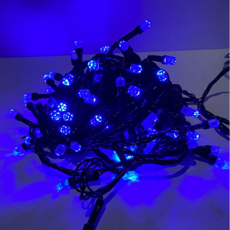 Pisca Pisca 100 Lâmpadas Azul LED Decoração Iluminação Premium Original Profissional Top Durável Resistente Prático