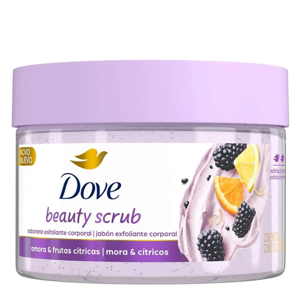 Esfoliante Corporal Beauty Scrub Dove Amora e Frutas Cítricas 280g