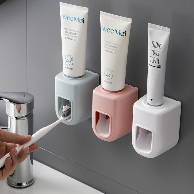 Dispensador Automático De Pasta De Dente Autoadesivo Espremedor De Creme Dental