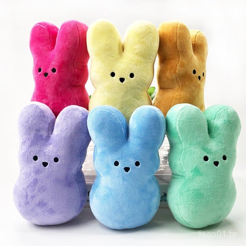 PEEPS Bunny Páscoa Cartoon Brinquedo De Pelúcia Fofo Presente De Boneca De Coelho Para Crianças