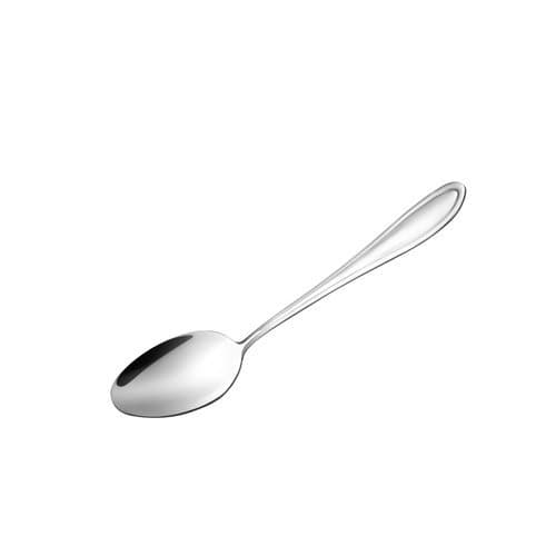Kit 12 Colheres Sobremesa Inox Aço Inoxidável Design Moderno Durável Fácil Limpeza Alta Qualidade
